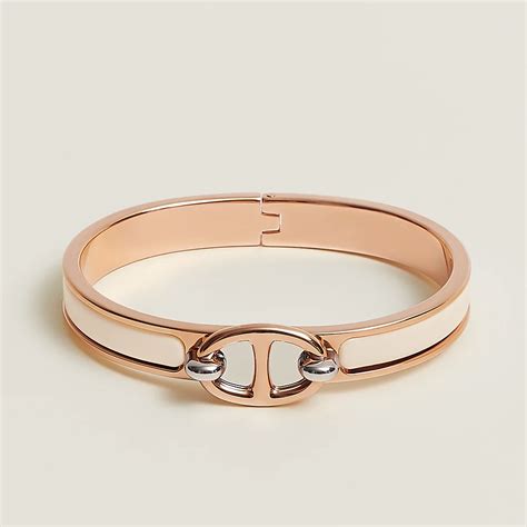 hermes chaine d'ancre sterling bracelet|white and gold hermes bracelet.